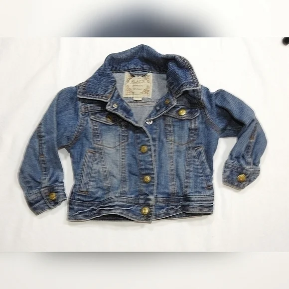 ✨️ Place Denim Jean Jacket Size 18 months - Picture 1 of 7